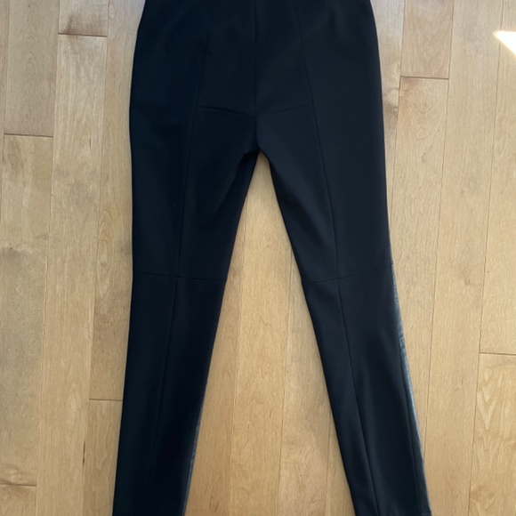 AKRIS Punto Leather Leggings - Size 4 - Picture 3 of 4